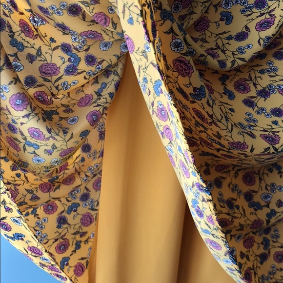 Floral yellow dress - Picture 7 of 7